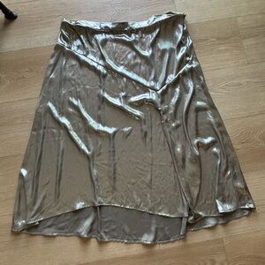 Future Colletive Elegant Silver Women's Skirt